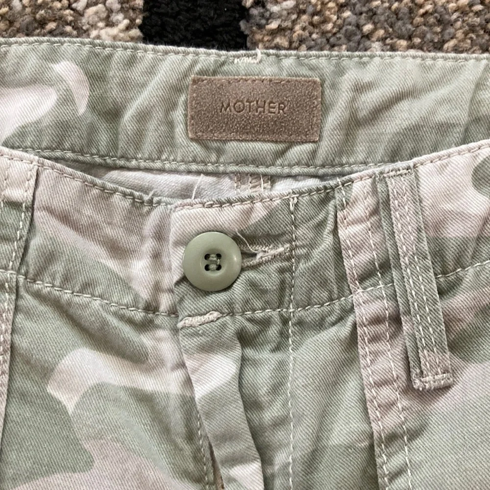 💙 Mother The Shaker Chop Crop Fray Desert Print - Picture 3 of 15